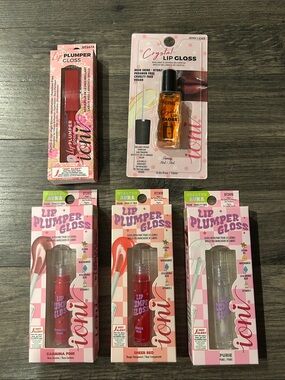 Ioni Lip Plumper Gloss + Crystal Lip Gloss Bundle NEW